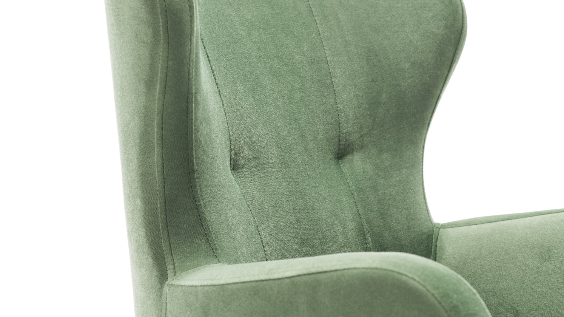 Sessel mit Stoff Karina Grün (6)