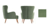 Sessel mit Stoff Karina Grün (5)