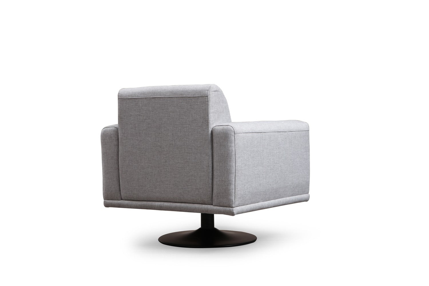 Drehsessl mit Stoff Nikea Grau (3)