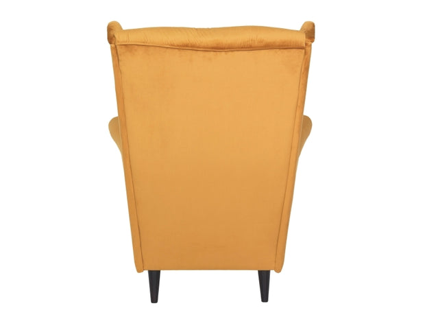 Sessel mit Samtstoff Hartley Gelb (5)