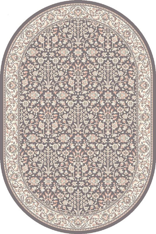 Teppich Wilton Itamar Oval Anthrazit