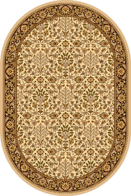 Teppich Wilton Itamar Oval Creme