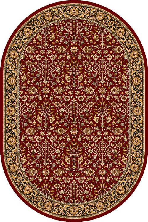 Teppich Wilton Itamar Ruby Oval Rot