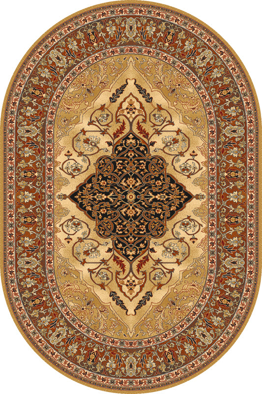 Teppich Wilton Leyla Oval Amber