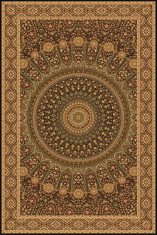 Teppich Wilton Liwia Schwarz