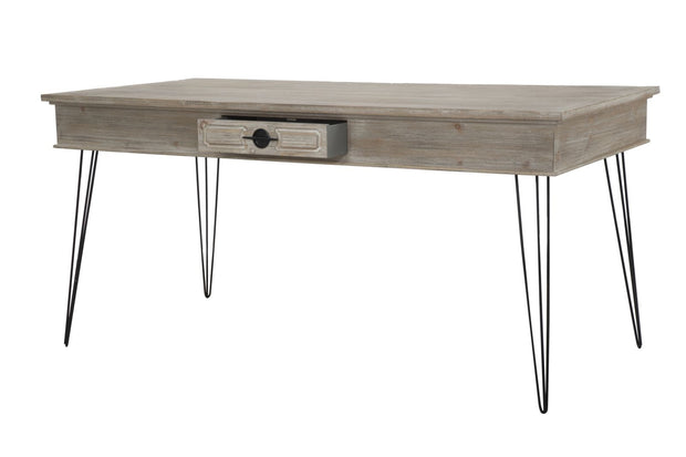 Esstisch mit 2 schubladen Saigon Natürlich (4)