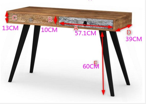 Schreibtisch mit 2 schubladen Mezani B-1 Mehrfarben (2)