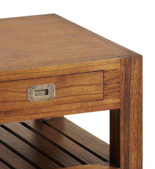 Couchtisch mit 1 schublade Centro Star Square Nussbaum (1)