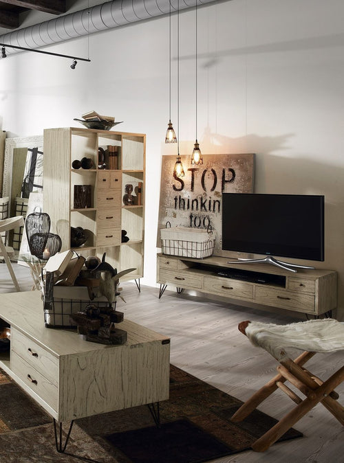 Couchtisch mit 2 schubladen Muria Eiche (1)