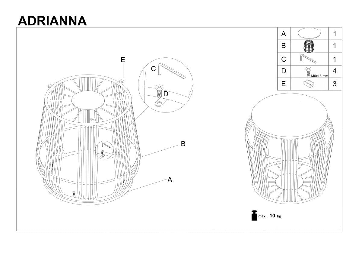 Couchtisch Adrius Weiß (8)