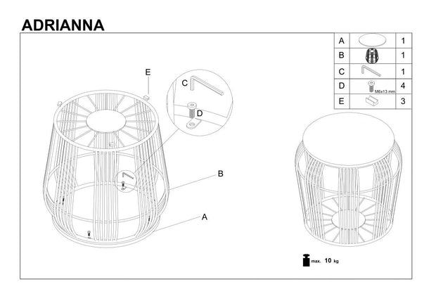 Couchtisch Adrius Weiß (8)