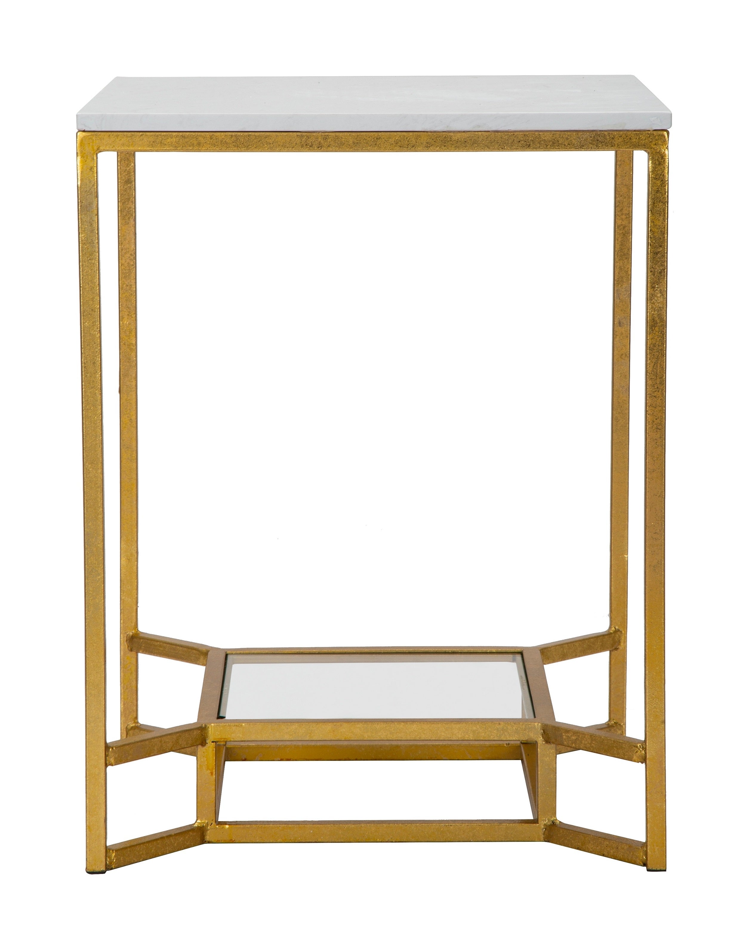 Couchtisch Double Marble Weiß (3)