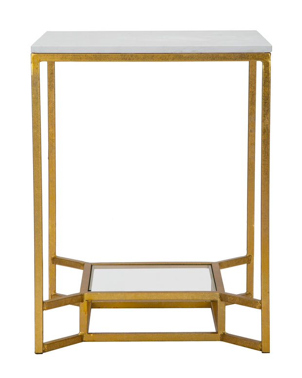 Couchtisch Double Marble Weiß (3)