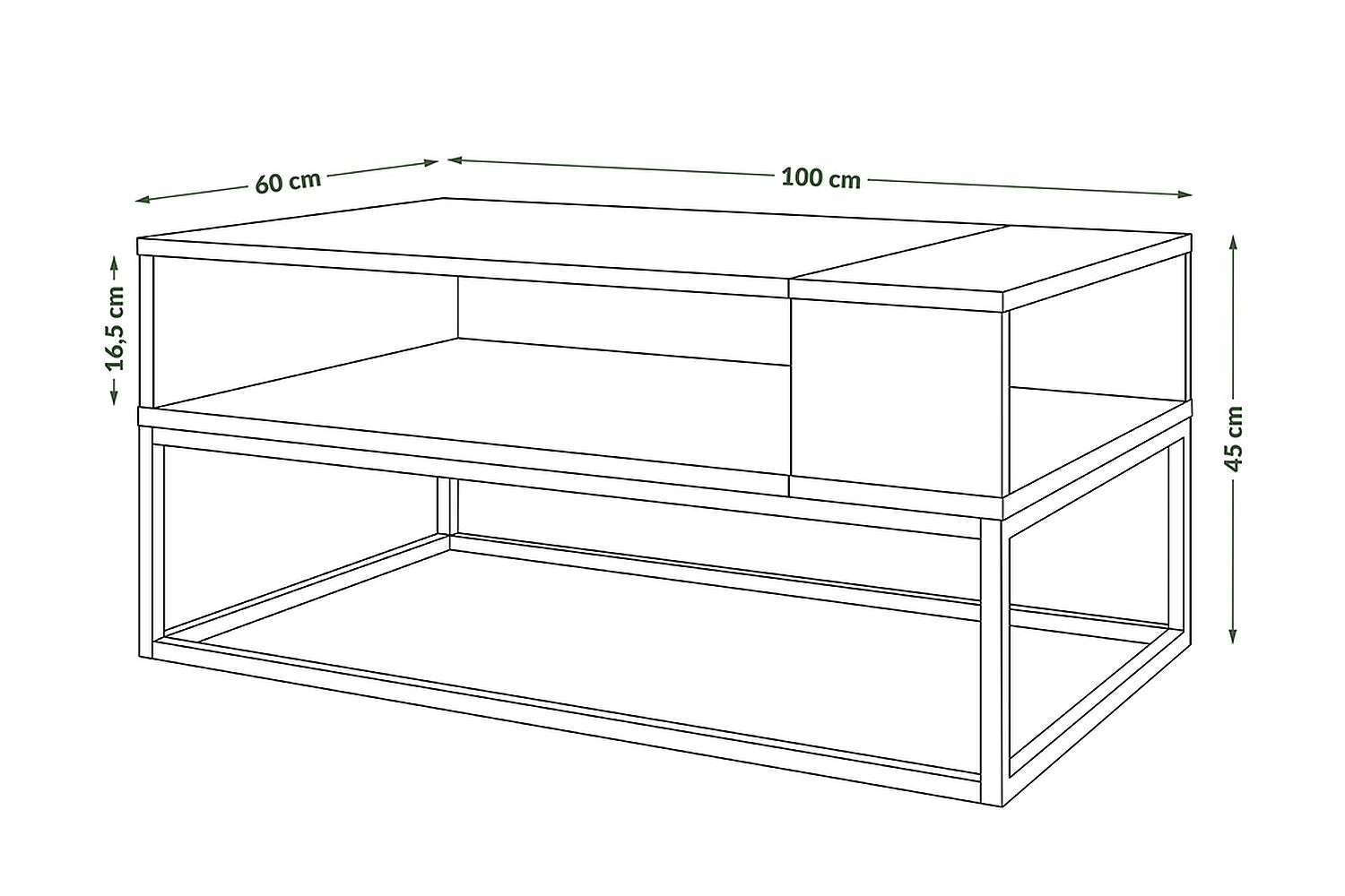 Couchtisch Aframe Eiche (2)