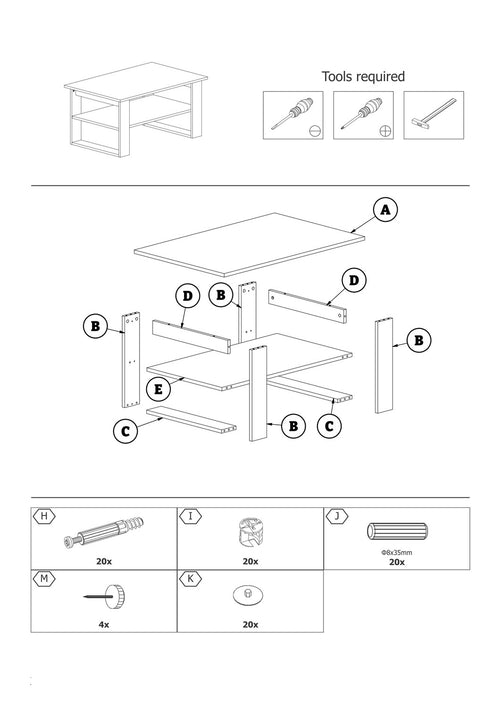 Couchtisch Marcy Eiche (1)