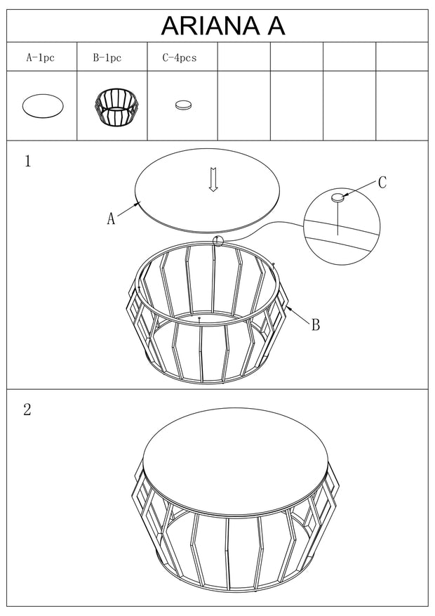 Couchtisch Adriane A Amber (5)