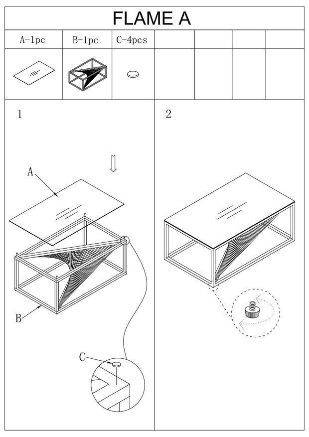 Couchtisch Folker A Transparent (2)