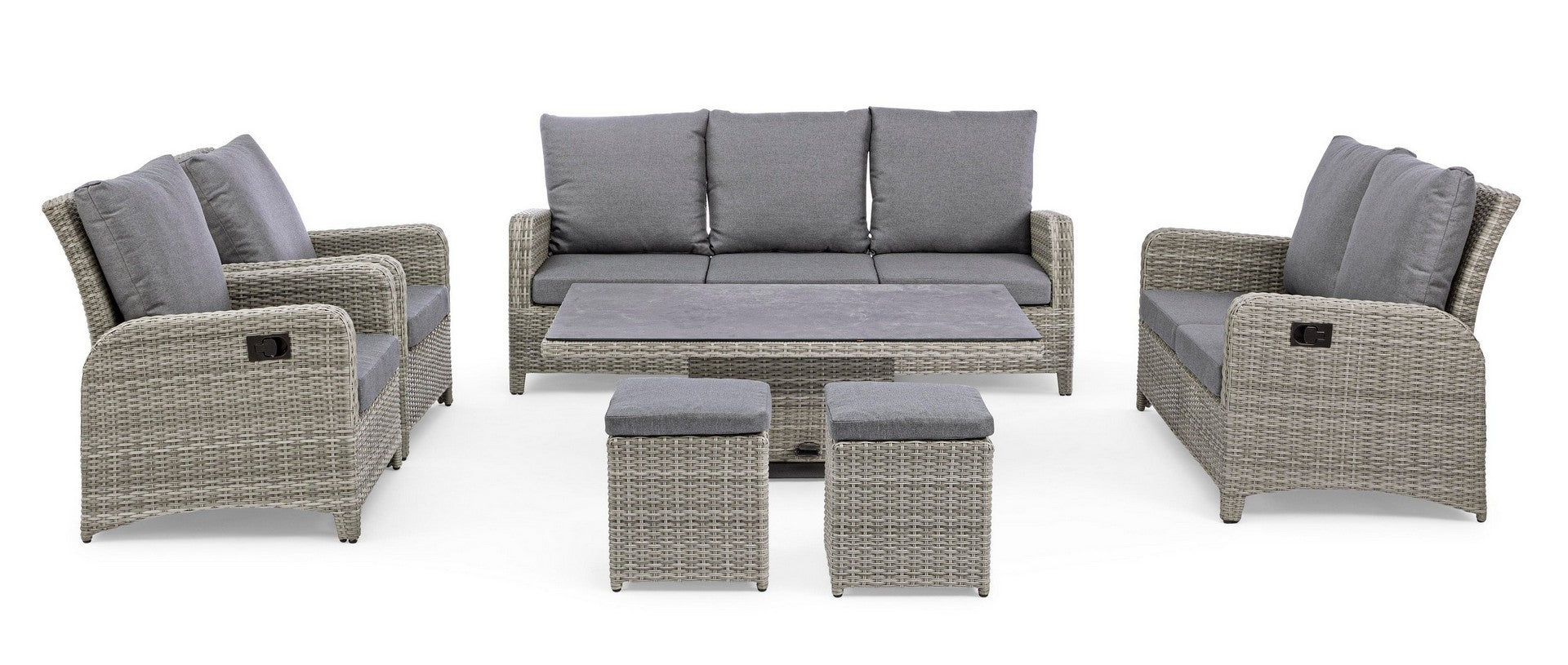 Garten-Couchtische Kentis Grau (6)