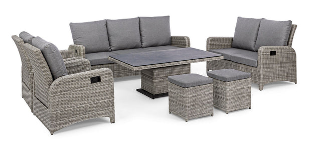 Garten-Couchtische Kentis Grau (4)