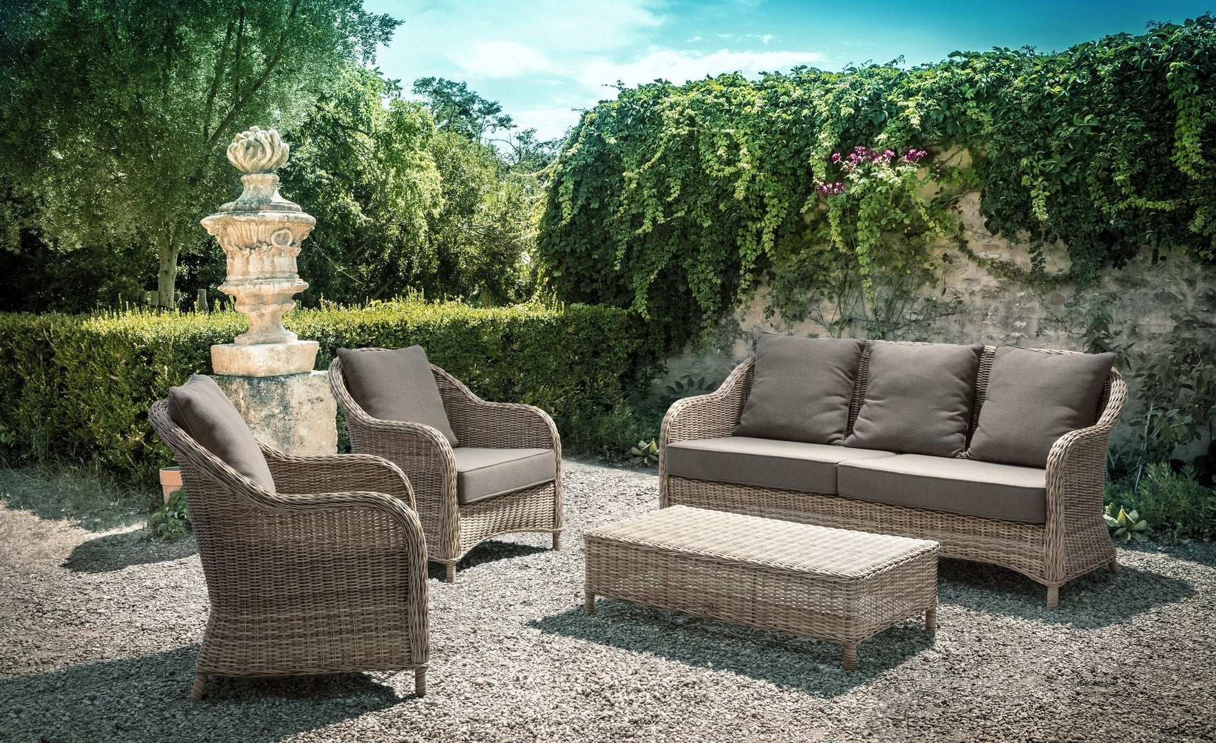 Garten-Couchtische Aditya Natürlich (1)