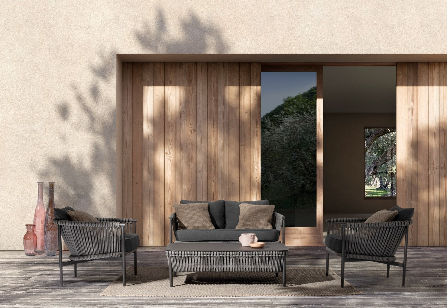 Garten-Couchtische Tiva Anthrazit (2)