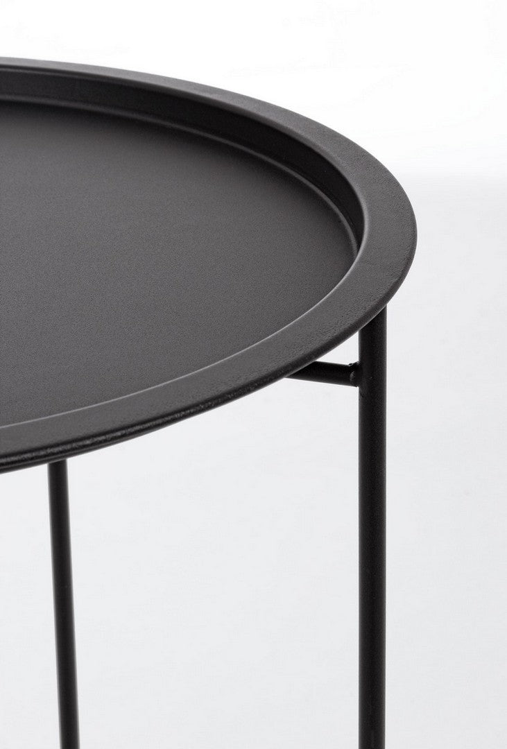 Garten-Couchtische Wissant W-Tray D46 Schwarz (1)