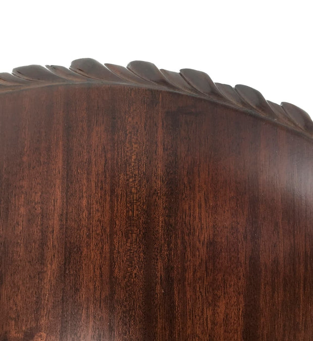 Esstisch Runder mit 2 schubladen Vintage Nussbaum (5)