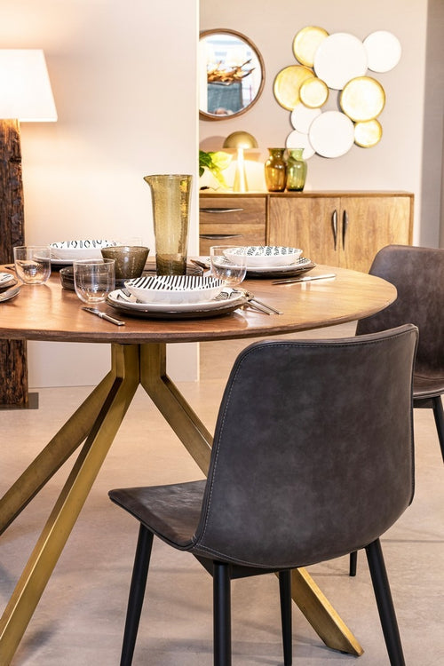 Esstisch Runder Sherman Natürlich (1)