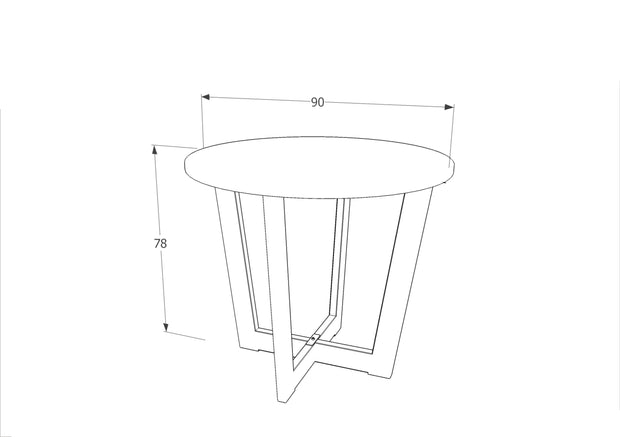 Esstisch Runder Connley Eiche (3)