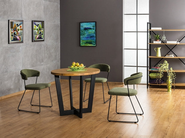 Esstisch Runder Connley Eiche (1)