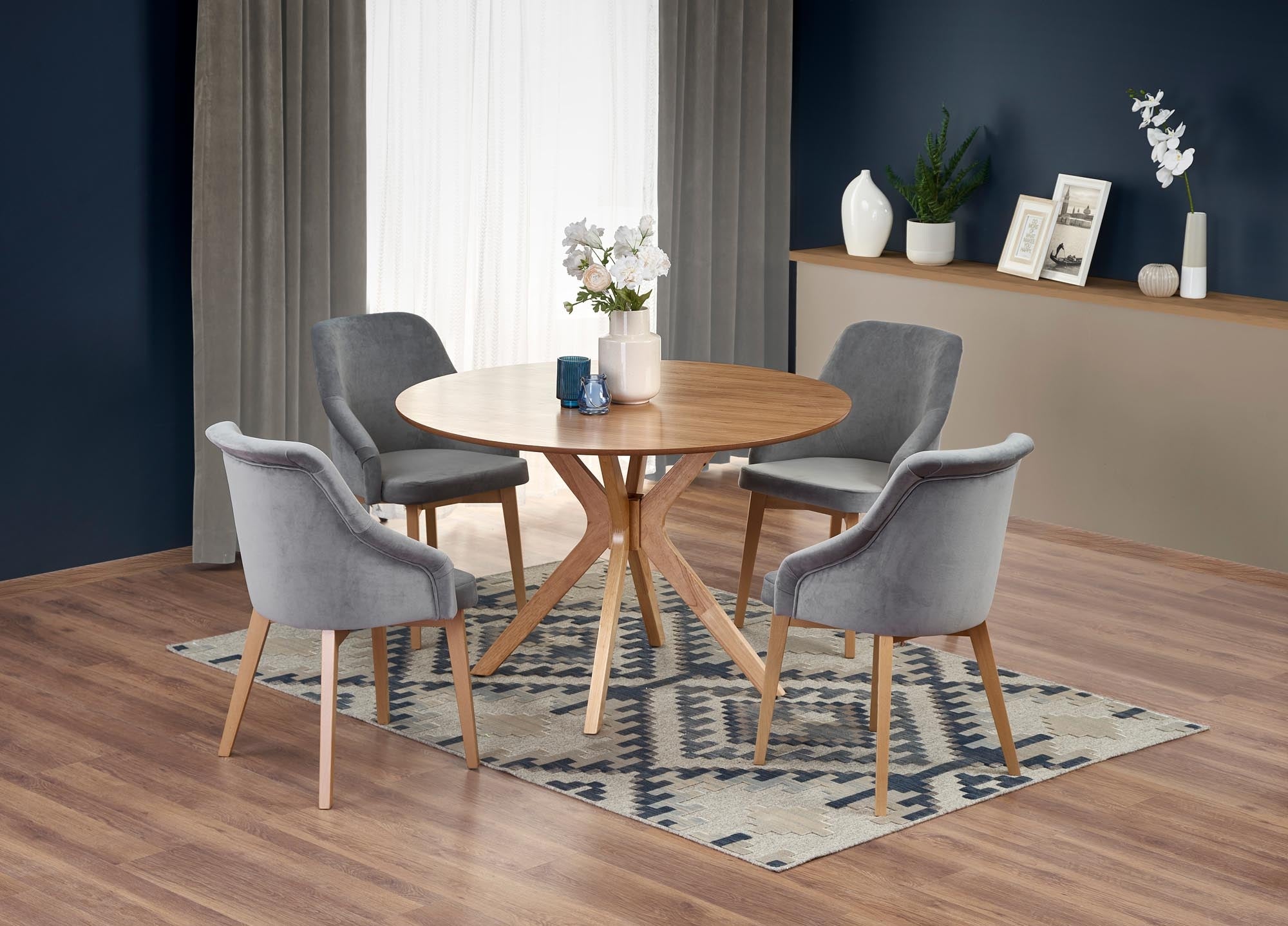 Esstisch Runder Nicorei Eiche (1)