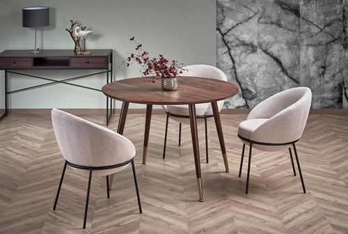 Esstisch Runder Dominiguez Nussbaum (1)