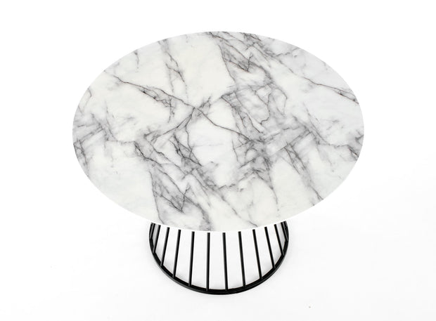 Esstisch Runder Broderick Weiß (7)