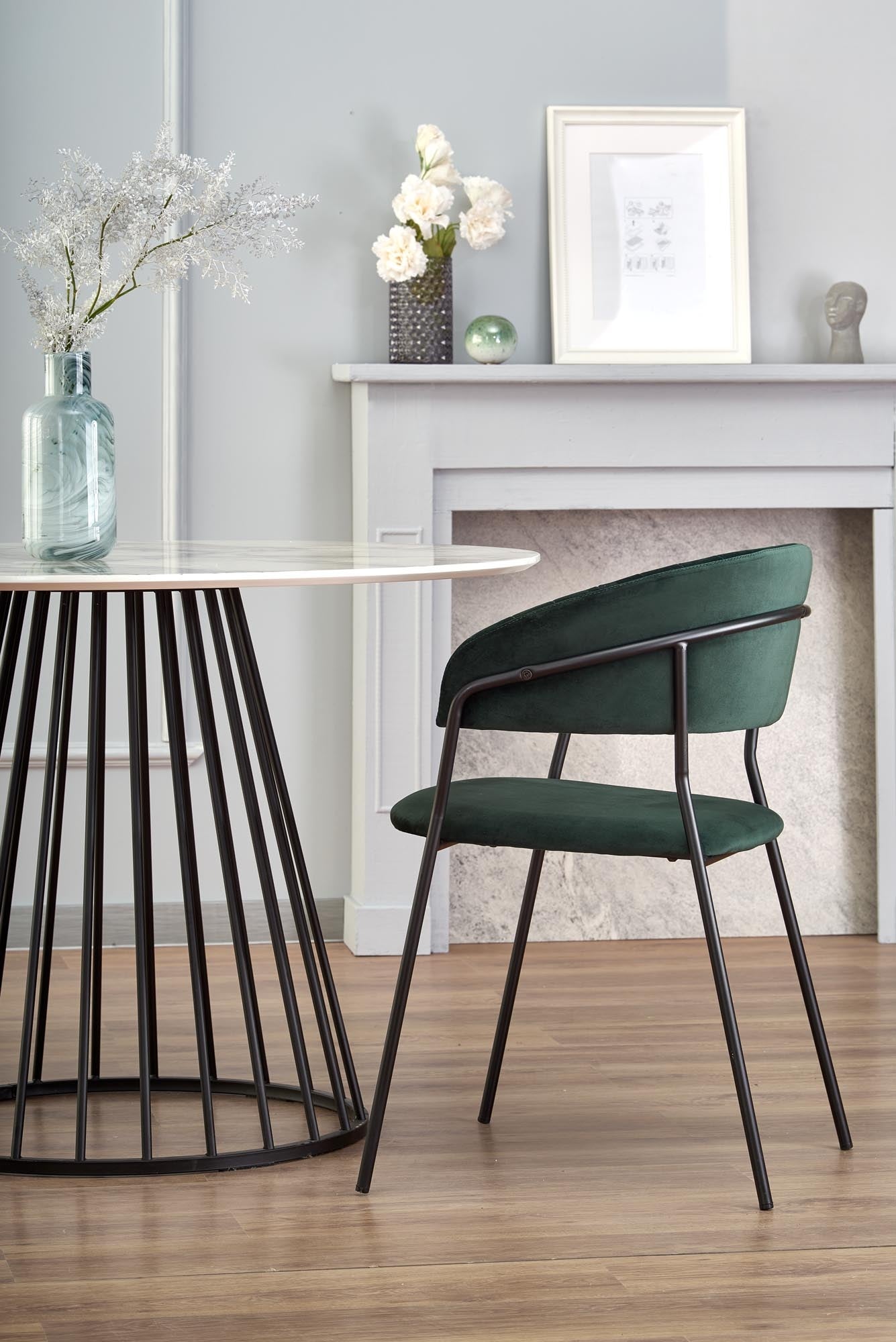 Esstisch Runder Broderick Weiß (5)