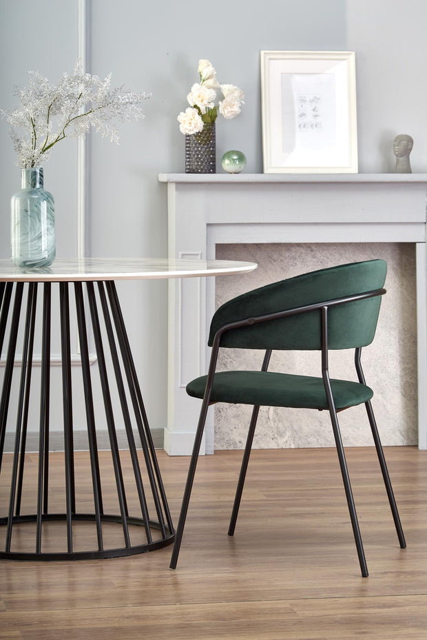 Esstisch Runder Broderick Weiß (5)