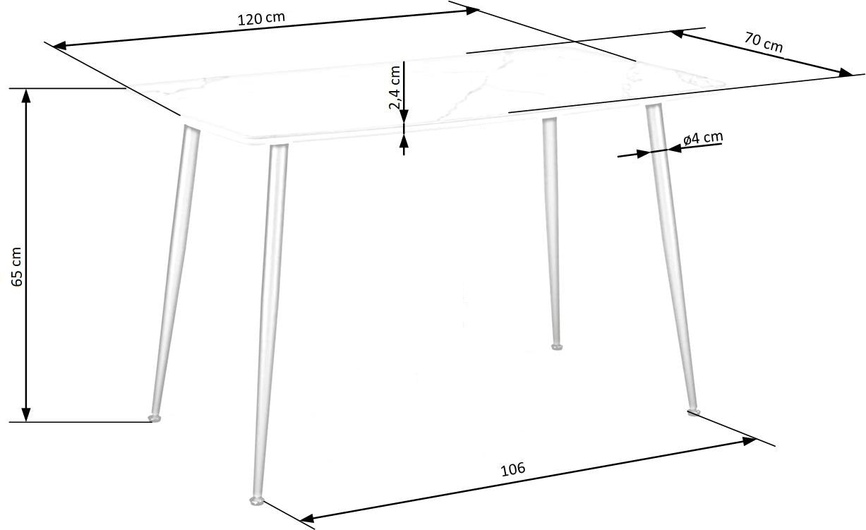 Esstisch Marciano Weiß (12)