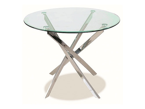 Esstisch Runder Aglaia Transparent