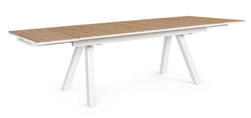 Ausziehbarer Gartentisch Elias Natürlich