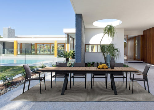 Ausziehbarer Gartentisch Elias Natürlich (1)