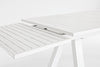 Ausziehbarer Gartentisch Crozet Weiß (7)