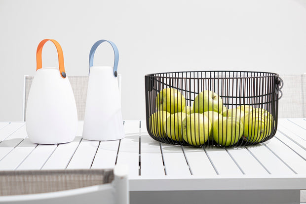 Ausziehbarer Gartentisch Crozet Weiß (2)