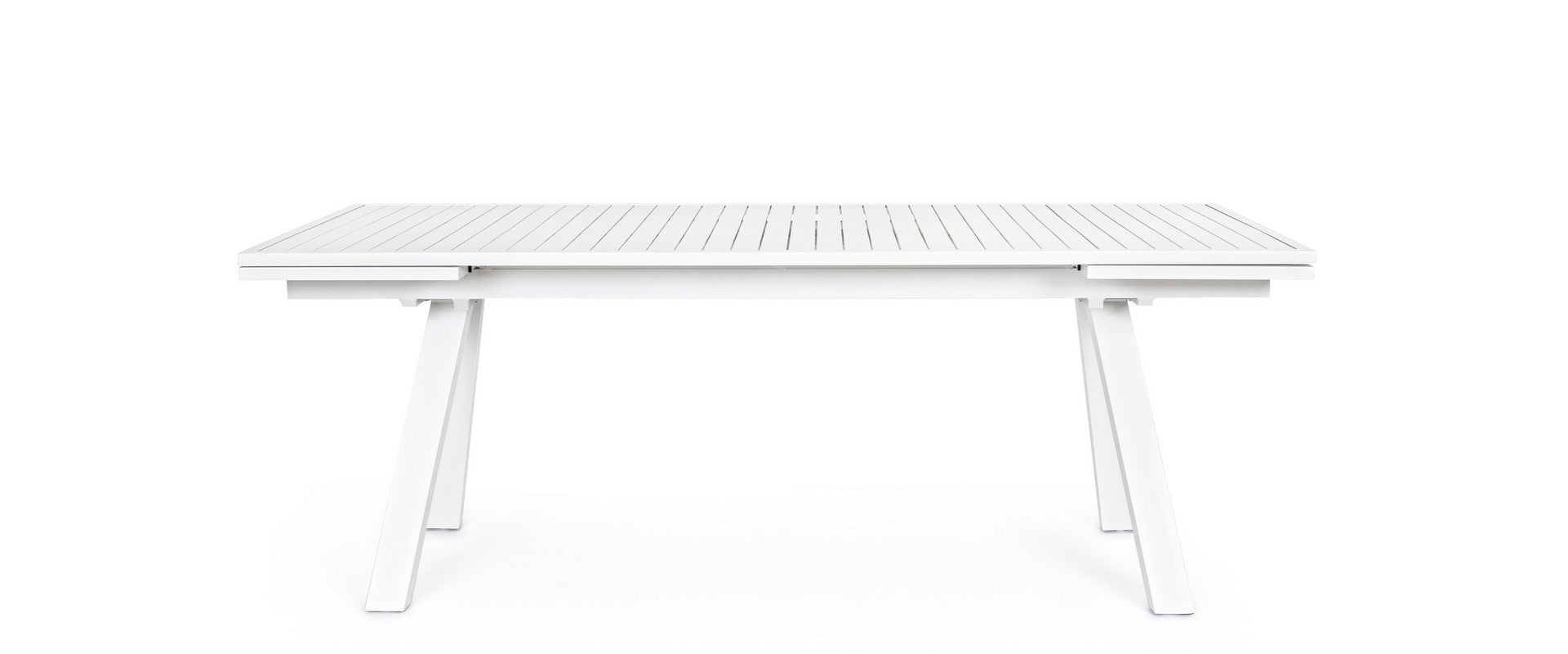 Ausziehbarer Gartentisch Crozet Weiß (4)