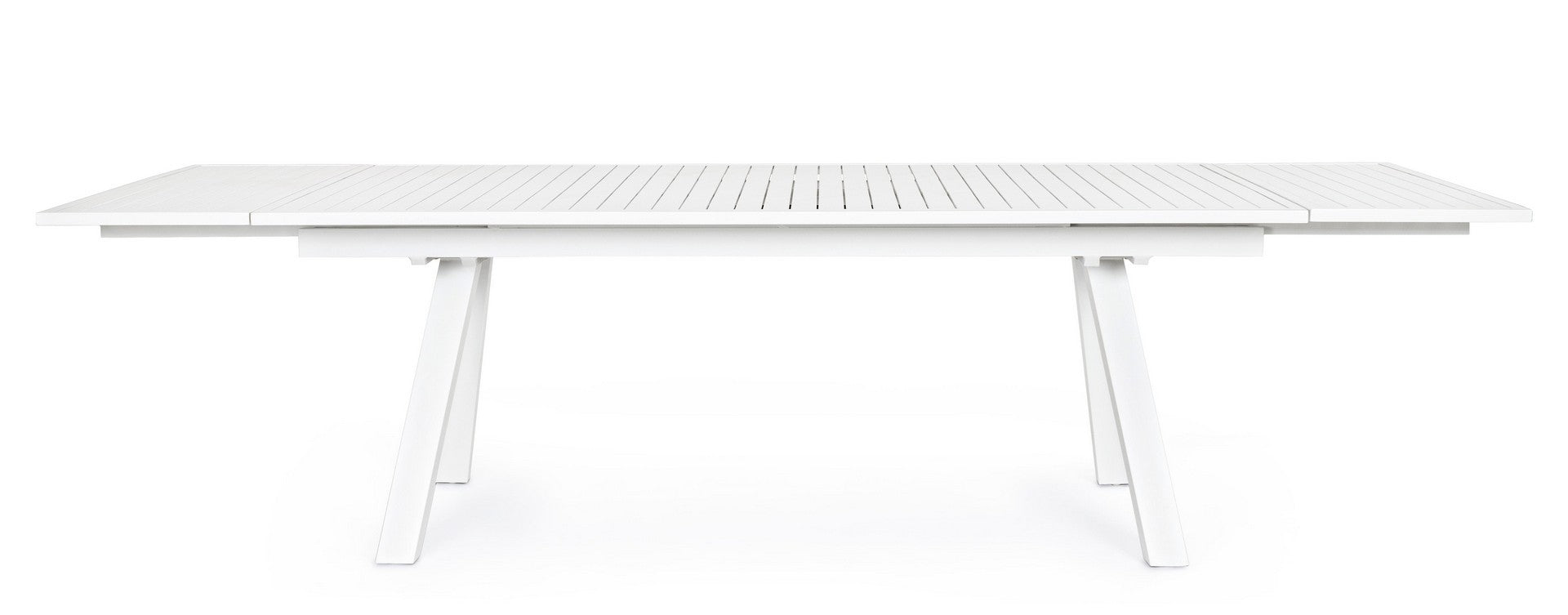 Ausziehbarer Gartentisch Crozet Weiß (5)