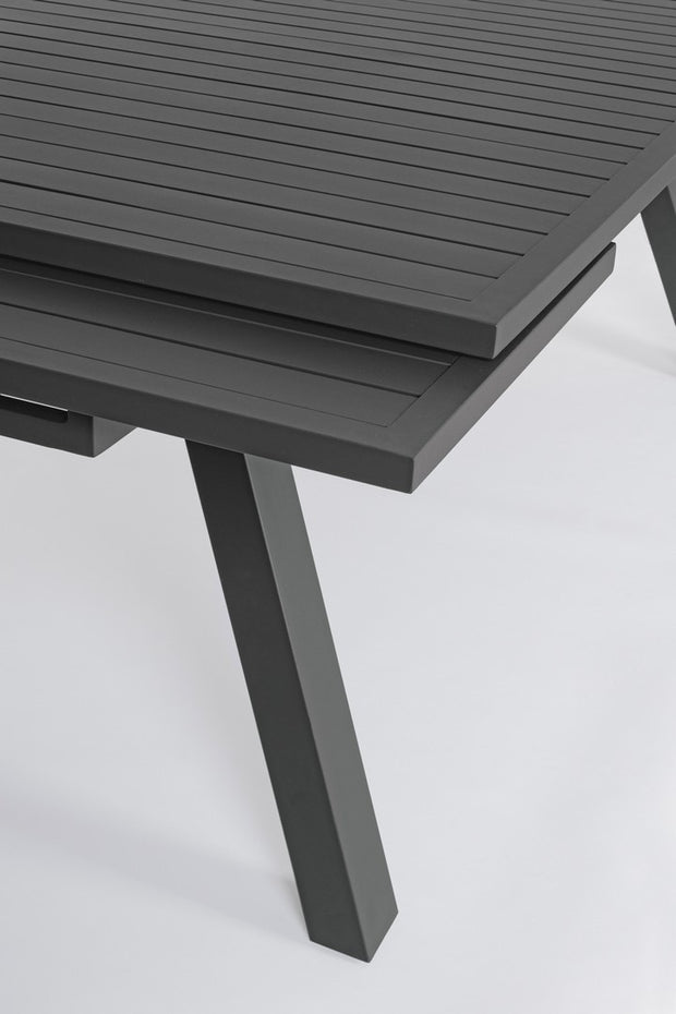 Ausziehbarer Gartentisch Crozet Anthrazit (9)