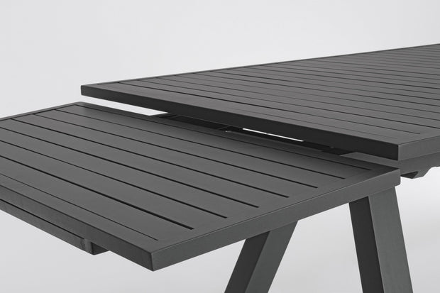 Ausziehbarer Gartentisch Crozet Anthrazit (7)