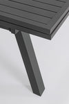 Ausziehbarer Gartentisch Crozet Anthrazit (6)