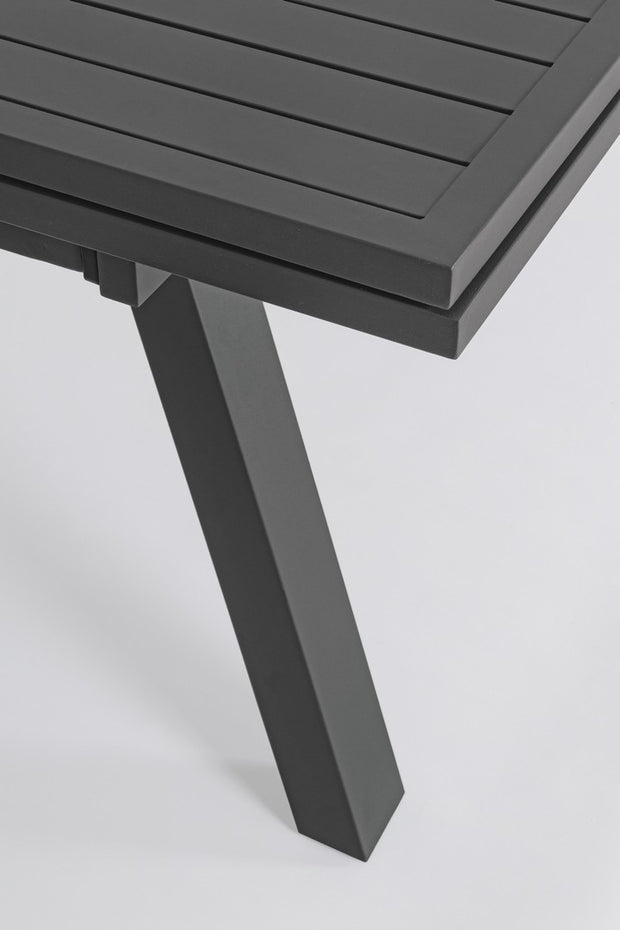 Ausziehbarer Gartentisch Crozet Anthrazit (6)