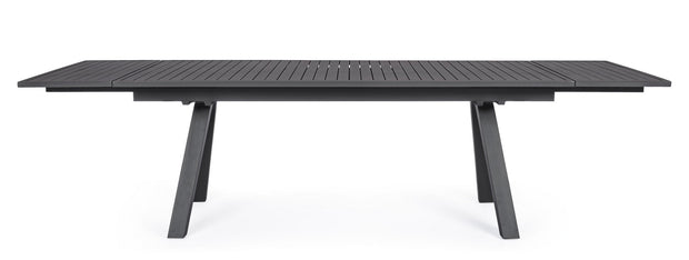 Ausziehbarer Gartentisch Crozet Anthrazit (5)