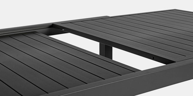 Ausziehbarer Gartentisch Hilde Anthrazit (8)