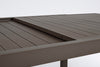 Ausziehbarer Gartentisch Hilde Cappuccino (6)